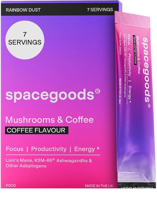 Spacegoods Rainbow Dust 7 Day Sachet Pack | Coffee